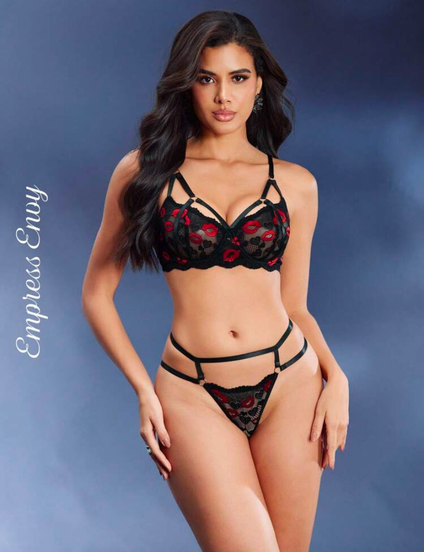Conjunto de lencería sexy para mujer con estilo de bondage