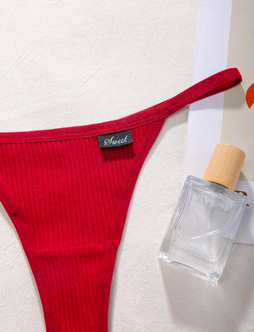 Set de 7 piezas de ropa interior sin costuras (tanga) algodón