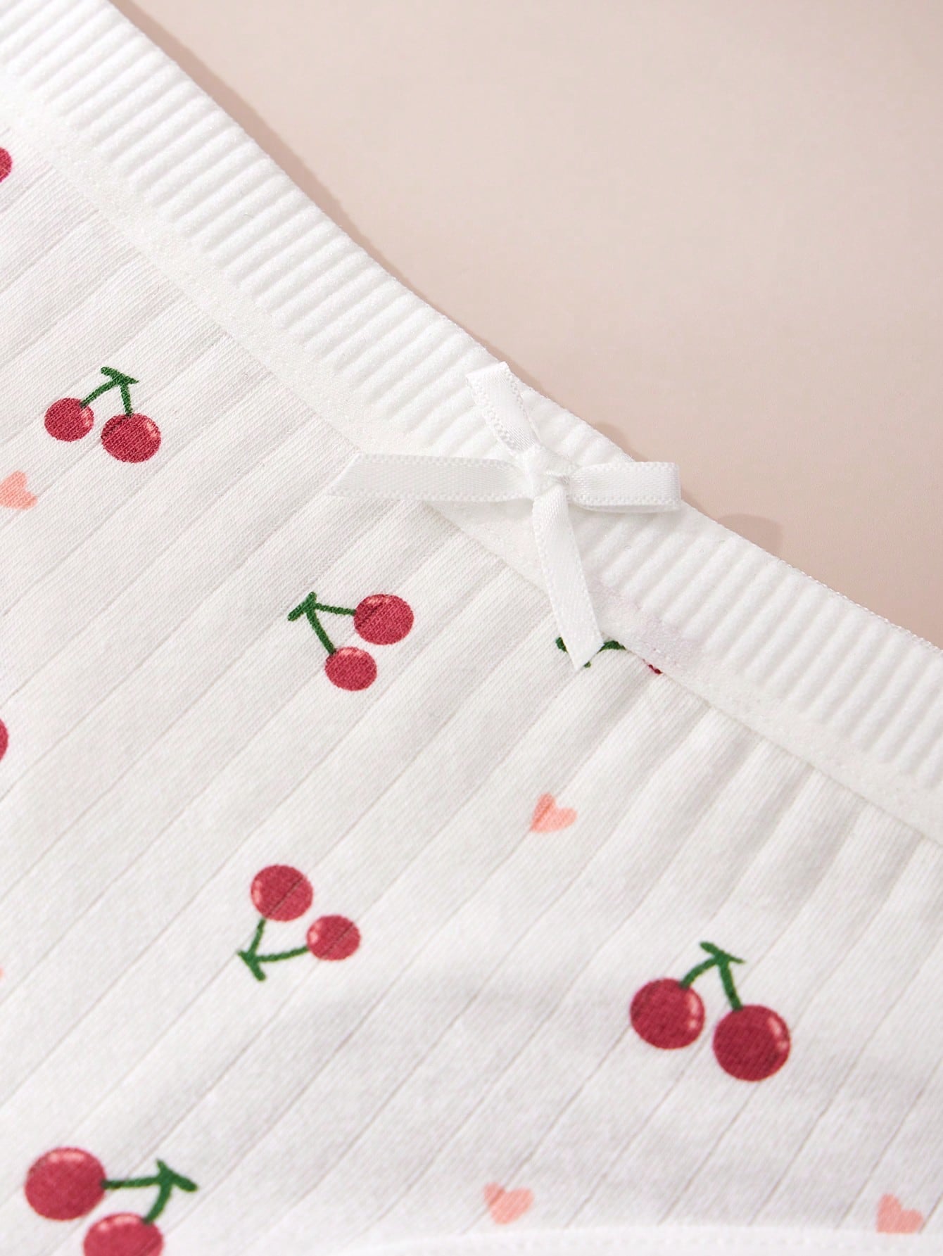 5 piezas Bragas minimalistas y lindas de algodón para mujer, tanga con bordado floral en relieve