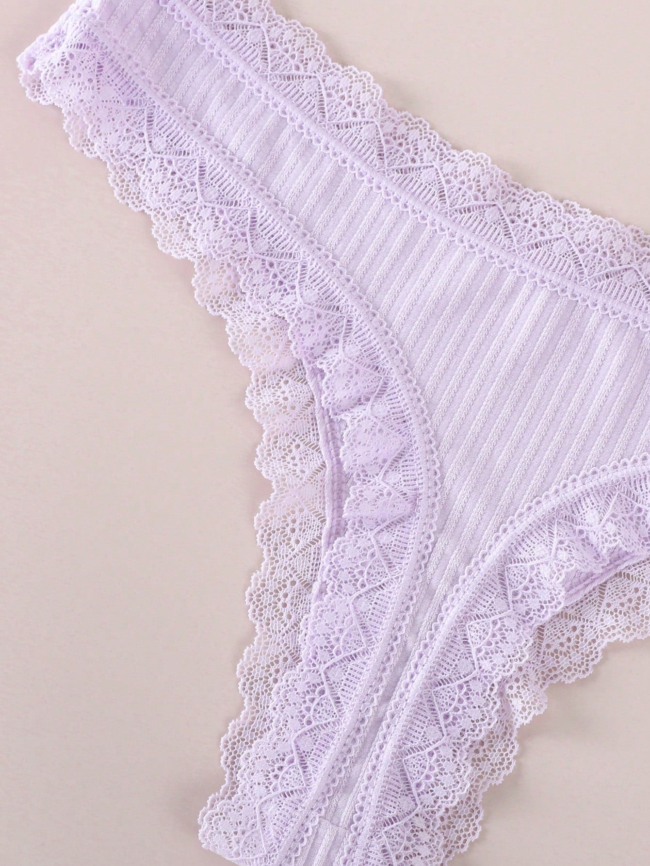 Paquete de 8 tangas de encaje para mujer, ropa interior de encaje versátil y cómoda, tangas de mujer
