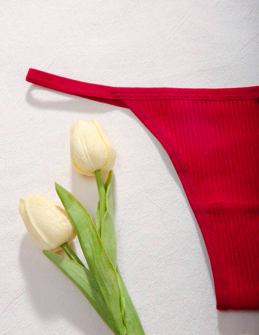 Set de 7 piezas de ropa interior sin costuras (tanga) algodón