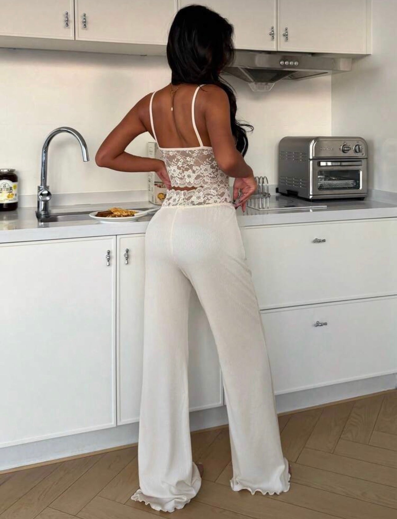 Conjunto de pijama con lazo, ropa de dormir de verano