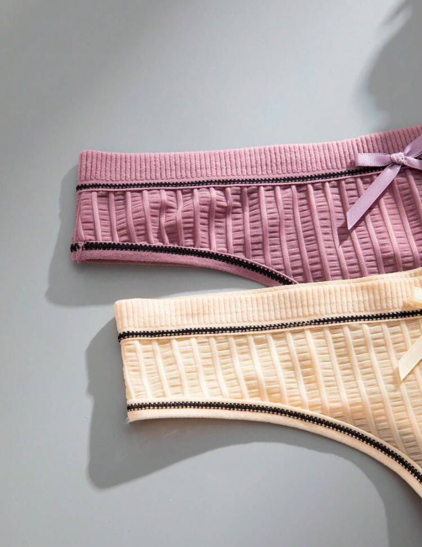 6 piezas Tanga sin costuras sexy de mujer con mariposas de colores múltiples, ropa interior cómoda para uso diario