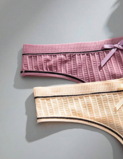 6 piezas Tanga sin costuras sexy de mujer con mariposas de colores múltiples, ropa interior cómoda para uso diario