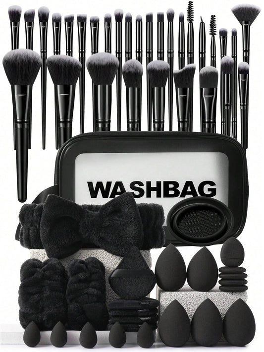 Kit de 55 piezas Conjunto de herramientas de maquillaje profesional (45% de descuento)